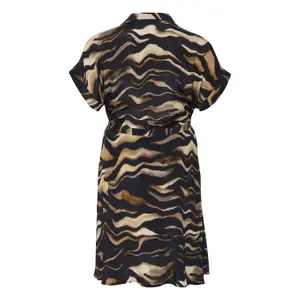 Kjole til kvinder KAFFE Curve Lana image-3