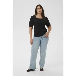Women's T-shirt KAFFE Curve Britt image-1