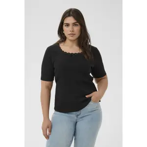 Women's T-shirt KAFFE Curve Britt image-2