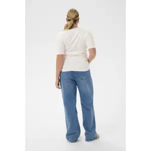 Women's T-shirt KAFFE Curve Britt image-4