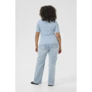 Women's T-shirt KAFFE Curve KCbritt image-4