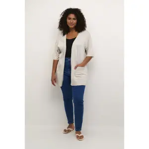 Women's cardigan KAFFE Curve Regitta image-1
