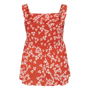 Γυναικείο αμάνικο μπλουζάκι KAFFE Curve KCAmi Smock image-6