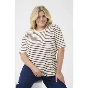Γυναικείο T-shirt KAFFE Curve KCWinni image-2