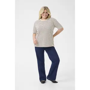Γυναικείο T-shirt KAFFE Curve KCWinni image-3