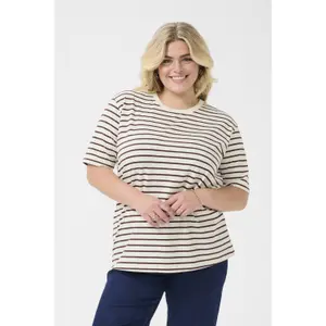 Γυναικείο T-shirt KAFFE Curve KCWinni image-1