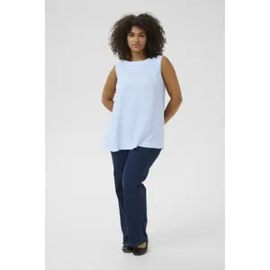Mouwloze blouse voor dames KAFFE Curve KCAmalie image-1
