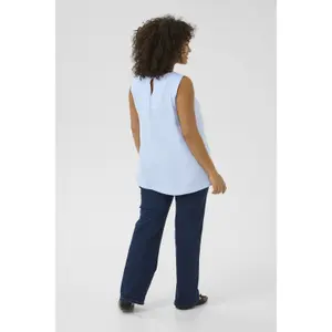 Mouwloze blouse voor dames KAFFE Curve KCAmalie image-4