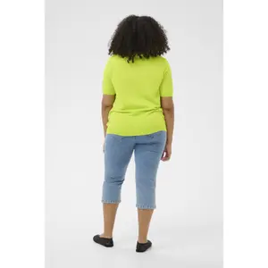 Women's V-neck sweater KAFFE Curve Lizzy image-5