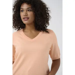 Women's V-neck sweater KAFFE Curve Lizzy image-5