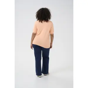 Women's V-neck sweater KAFFE Curve Lizzy image-4