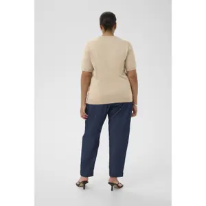 Women's V-neck sweater KAFFE Curve Lizzy image-5