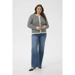 Women's cardigan KAFFE Curve Elanna image-1