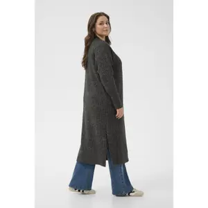 Cardigã comprido para mulheres KAFFE Curve KCRinye image-4