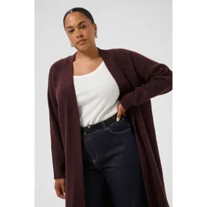 Women's long cardigan KAFFE Curve KCRinye image-4