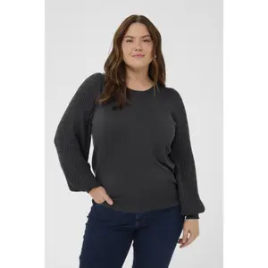 Woman sweater KAFFE Curve Lini image-1