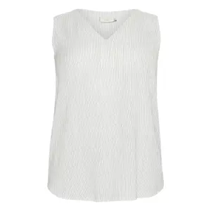 Sleeveless top for women KAFFE Curve KCAbby image-0