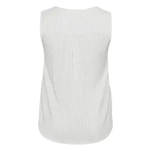 Sleeveless top for women KAFFE Curve KCAbby image-3