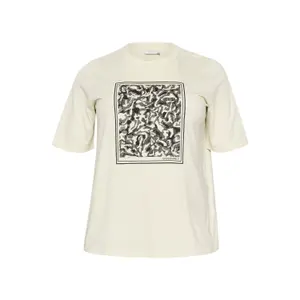 Women's T-shirt KAFFE Curve KCMeri image-0