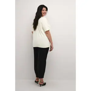 Women's T-shirt KAFFE Curve KCMeri image-4