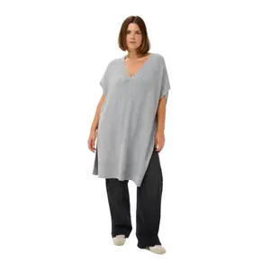 Poncho femme KAFFE Curve Annett image-1