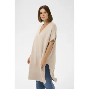 Poncho en tricot femme KAFFE Curve KCAnnett image-2