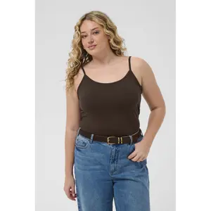 Women's tank top KAFFE Curve KCJena A-Shape image-1