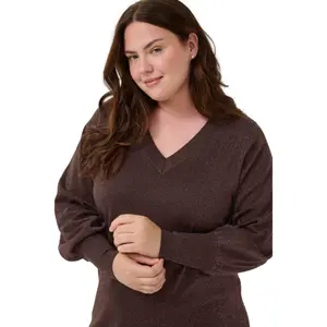 Women's sweater dress KAFFE Curve KCRegitta image-5