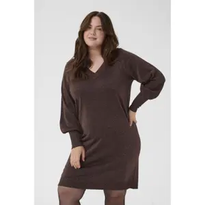 Women's sweater dress KAFFE Curve KCRegitta image-1
