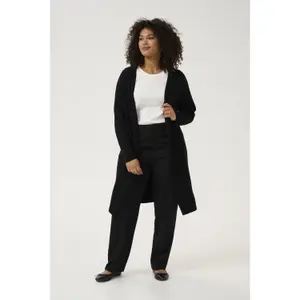 Women's cardigan KAFFE Curve Farsia image-1