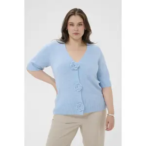 Women's cardigan KAFFE Curve KCRosa image-2