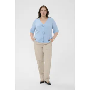 Women's cardigan KAFFE Curve KCRosa image-1