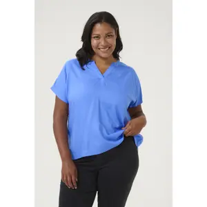 Women's blouse KAFFE Curve Anny Solid image-1