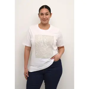 Women's T-shirt KAFFE Curve Rie image-4