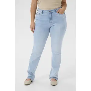 Straight Jeans for Women KAFFE Curve KCSina image-1