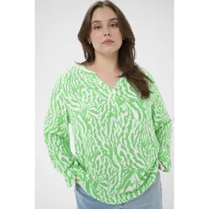 Blusa de manga larga para mujer KAFFE Curve Mahlena image-5