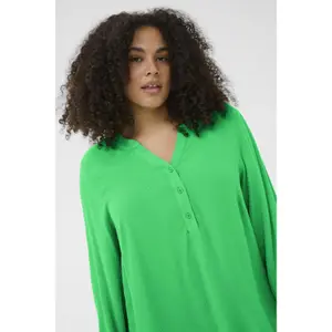 Blusa de manga larga para mujer KAFFE Curve Mahlena image-5