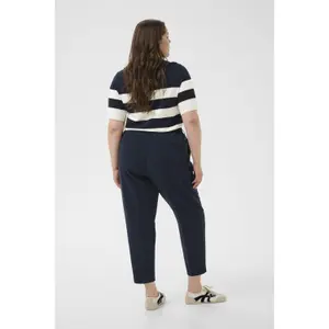 Sudadera rayada de manga corta para mujer KAFFE Curve Lizzy image-5