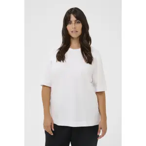 Γυναικείο T-shirt KAFFE Curve KCMina image-1