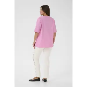 Γυναικείο T-shirt KAFFE Curve KCMina image-5