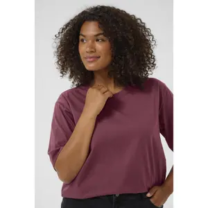 Γυναικείο T-shirt KAFFE Curve Curve Kcmina image-4