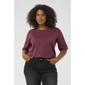 Γυναικείο T-shirt KAFFE Curve Curve Kcmina image-2