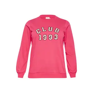 Sweatshirt woman KAFFE Curve Violi image-0
