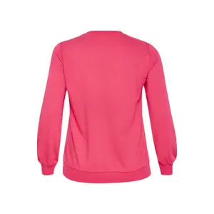 Sweatshirt woman KAFFE Curve Violi image-3