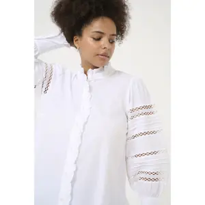 Women's long sleeve blouse KAFFE Curve KCWilla image-5