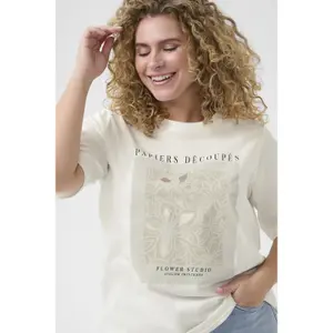 Dames-T-shirt KAFFE Curve KCFiona image-5