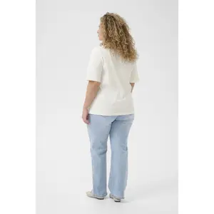 Dames-T-shirt KAFFE Curve KCFiona image-4