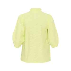 Long sleeve blouse for women KAFFE Curve Vitana image-3