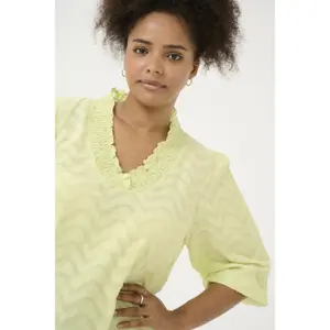 Long sleeve blouse for women KAFFE Curve Vitana image-5