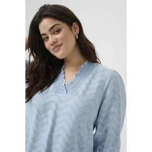 Long sleeve blouse for women KAFFE Curve Vitana image-5